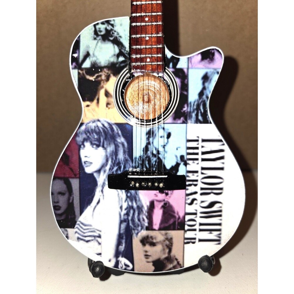 Taylor Swift Eras Tour Miniature Acoustic Guitar Replica - 10" Tall - New -Read